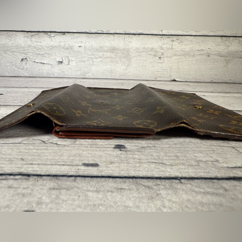 Louis Vuitton Portefeuille Sarah Long Bifold Wallet Monogram Leather Canvas - Picture 15 of 16